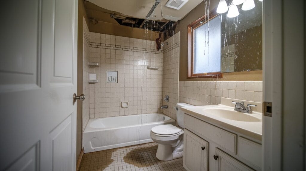 does homeowners insurance cover bathroom leak