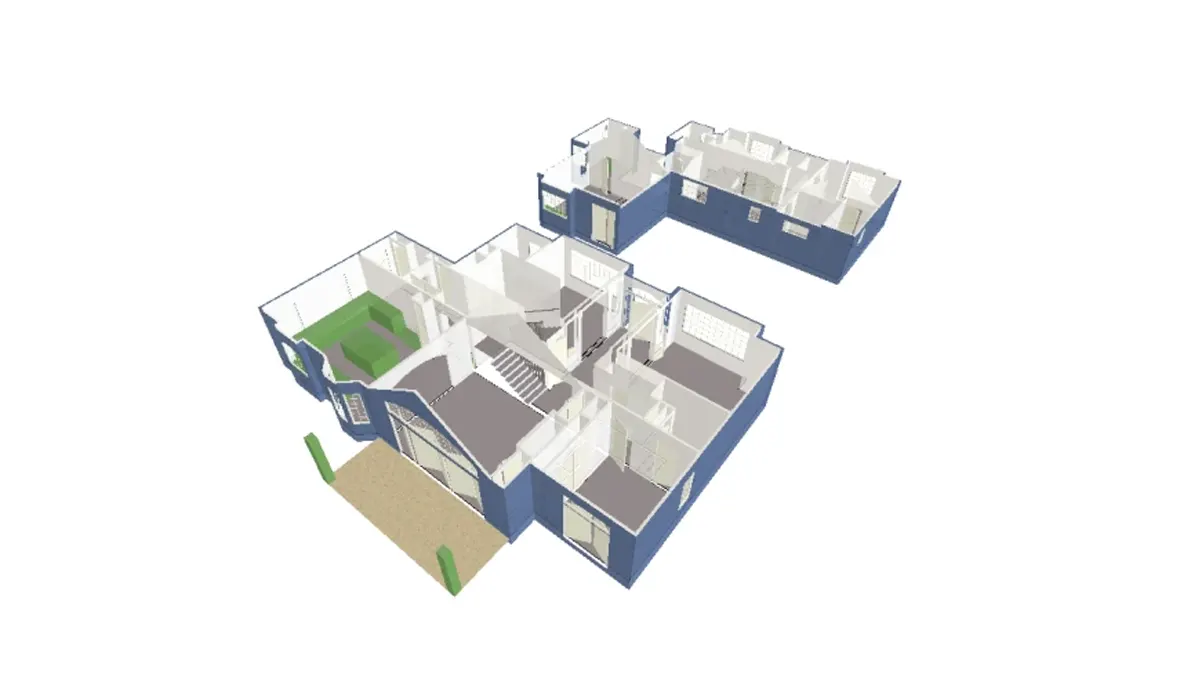 3d rendered house insurance estimate