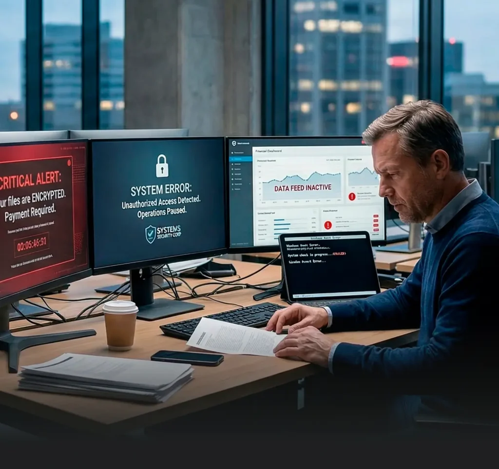 business owner worried over cyber attack hero mobile